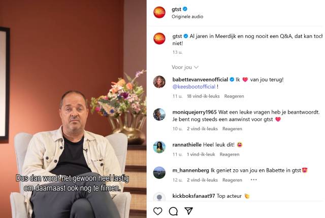 Kees Boot beantwoordt vragen van de kijkers.